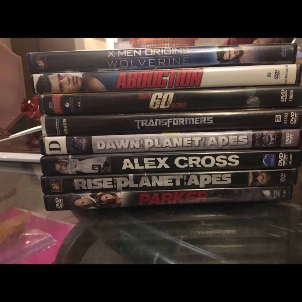 PREOWNED used wear  and tear 8 DVD bundle